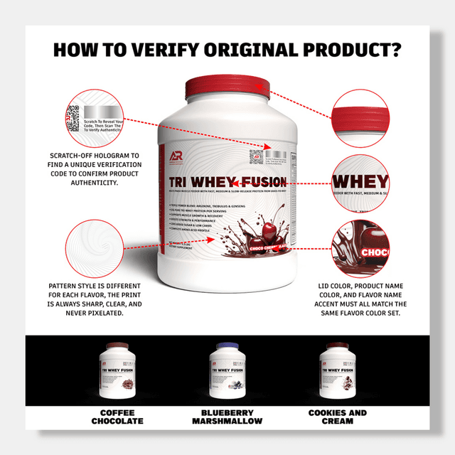 Anabolic Research Tri Fusion Whey 5.5 lbs - Cookies & Cream - Image 5