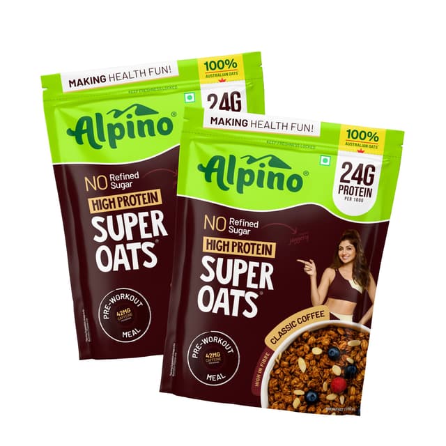 Alpino High Protein Super Rolled Oats Classic Coffee - Image 8