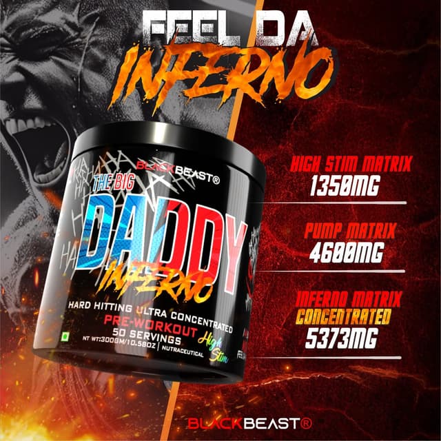 Black Beast The Big Daddy Inferno Pre-Workout - Zombie Juice - Image 7