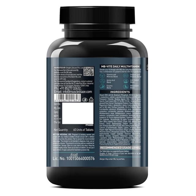 MuscleBlaze MB-VITE Daily Multivitamin - Image 9