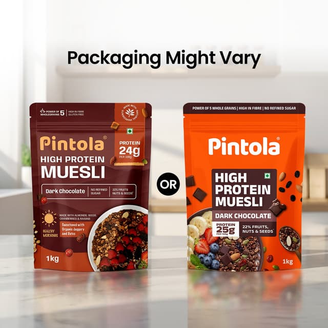 Pintola High Protein Muesli Dark Chocolate & Cranberry 1kg - Image 3