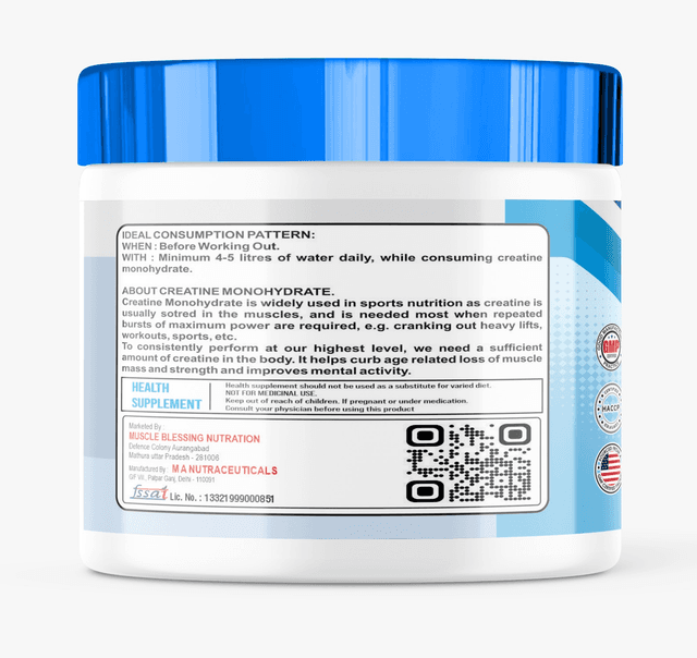 Creatine Monohydrate - 100Gm - Unflavour - Image 3