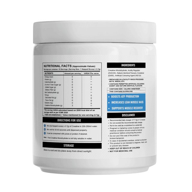 Wellcore Micronised Creatine Monohydrate | Fruit Fusion (307g) - Image 2