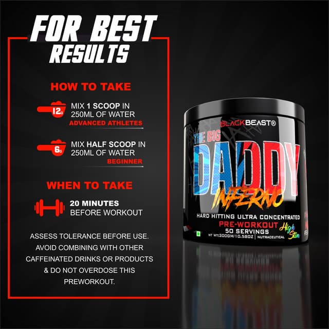 Black Beast The Big Daddy Inferno Pre-Workout - Zombie Juice - Image 15
