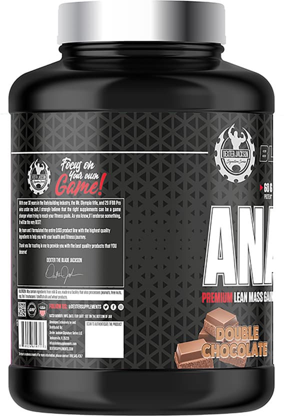 Dexter Jackson Black Series Anabolic Lean Mass Gainer (Double Chocolate) - Image 3