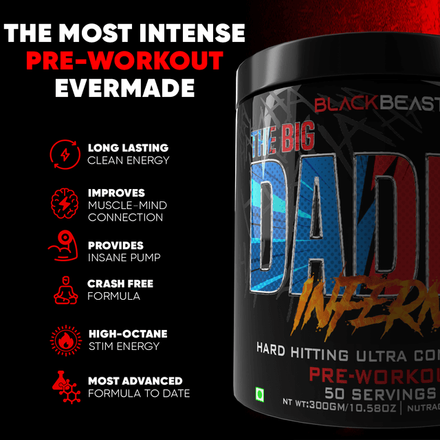 Black Beast The Big Daddy Inferno Pre-Workout - Zombie Juice - Image 10