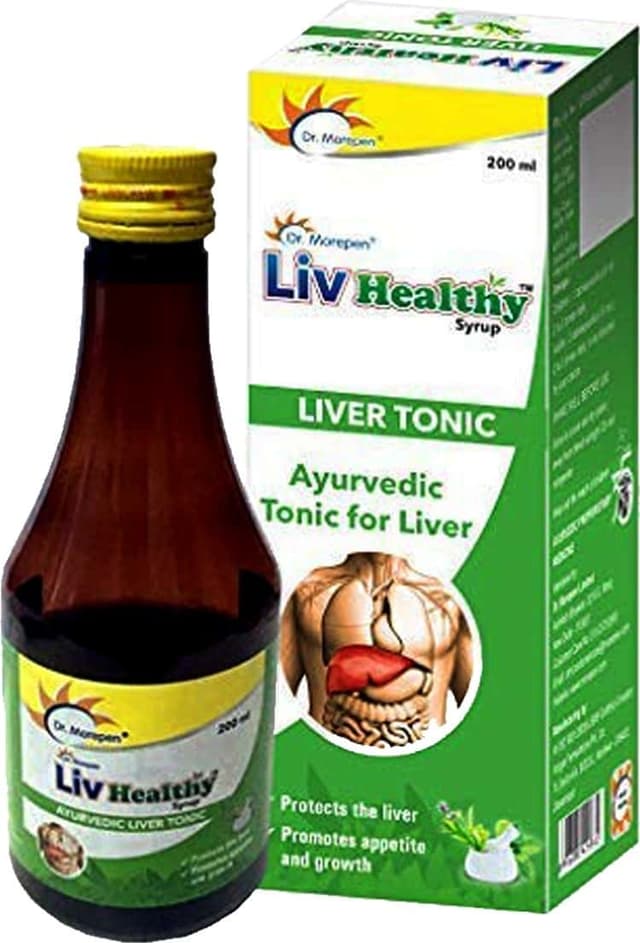 Dr. Morepen Liv Healthy Liver Tonic (Ayurvedic) 200ml - Image 2