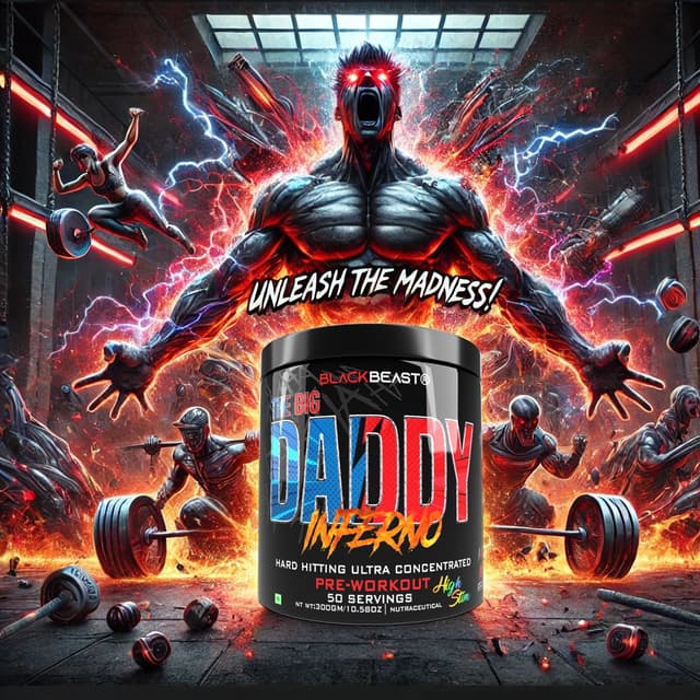 Black Beast The Big Daddy Inferno Pre-Workout - Zombie Juice - Image 16