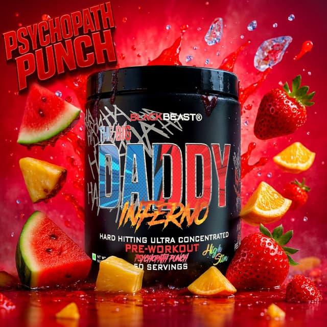 Black Beast The Big Daddy Inferno Pre-Workout - Zombie Juice - Image 18