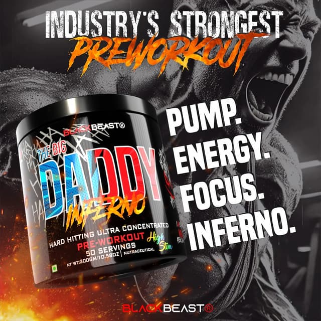 Black Beast The Big Daddy Inferno Pre-Workout - Zombie Juice - Image 8
