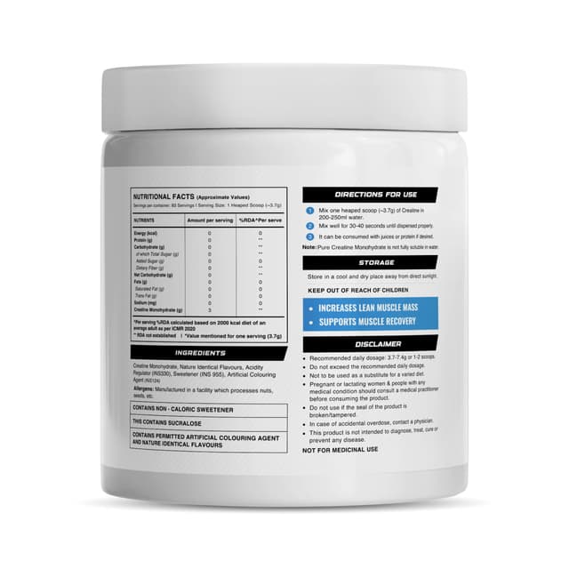 Wellcore Micronised Creatine Monohydrate | Watermelon Wave (307g) - Image 2