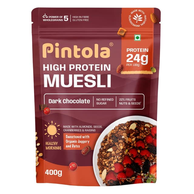 Pintola High Protein Muesli Dark Chocolate & Cranberry 1kg - Image 2