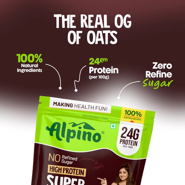 Alpino High Protein Super Rolled Oats Classic Coffee - Image 4