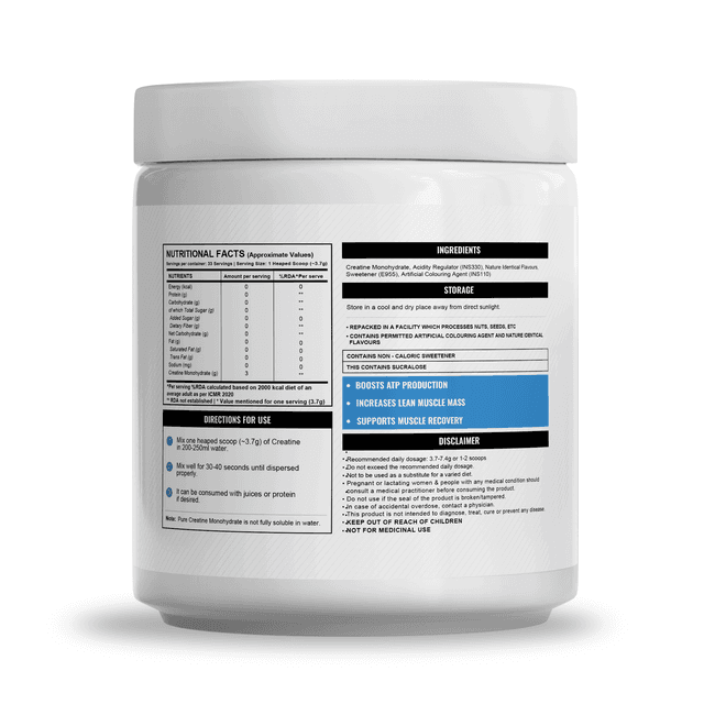 Wellcore Micronised Creatine Monohydrate | Tropical Tango (122g) - Image 2