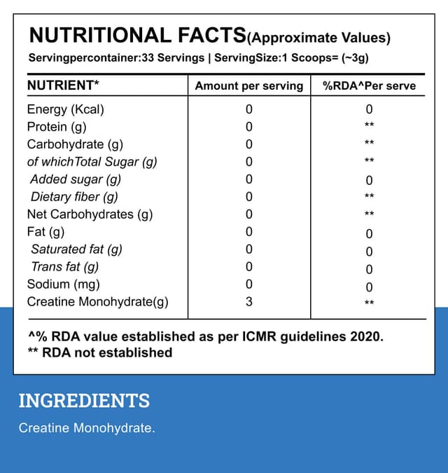 Wellcore Micronised Creatine Monohydrate | Unflavoured (100g) - Image 4